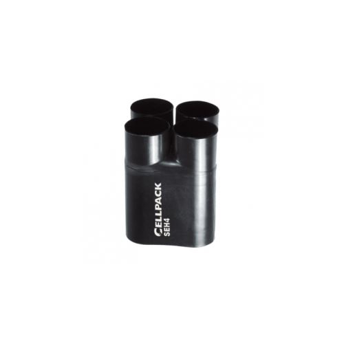 Koncovka smršťovací 4x 95-240mm2 černá s lepidlem SEH4 Cellpack