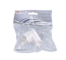 Solight zástrčka lomená, IP20, bílá (5)