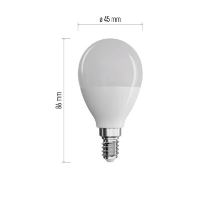 LED žárovka Classic Globe 8W E14 teplá bílá (1)