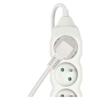 Prodlužovací kabel 5 zásuvek 10m, bílý (7)