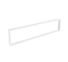 Solight hliníkový biely rám pre inštalácie 295x1195mm LED panelov na stropy a múry, výška 68mm