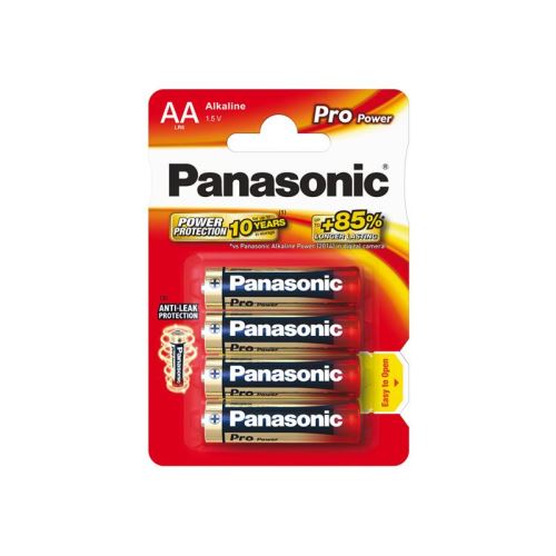 Baterie AA (R6) alkalická PANASONIC Pro Power 4ks / blistr