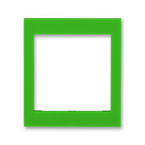 Kryt rámčeka s otvorom 55x55, stredné, zelená, ABB Levit 3901H-A00355 67