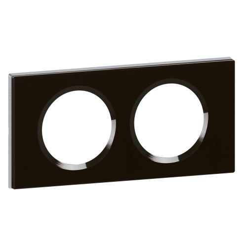 Céliane rámeček 2-násobný černé sklo