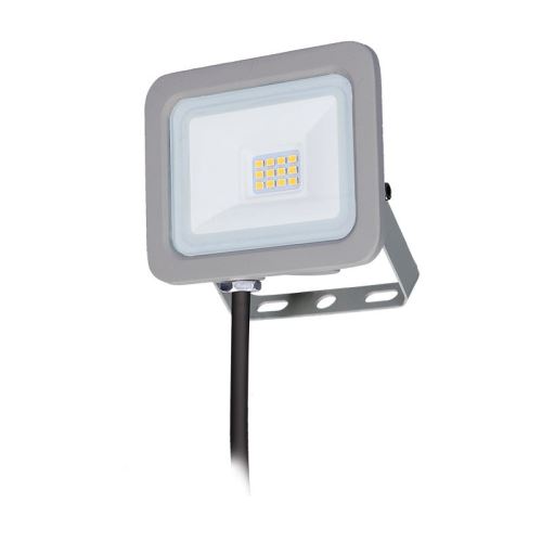 Solight LED reflektor Home, 10W, 750l, 4000K, IP65, šedý