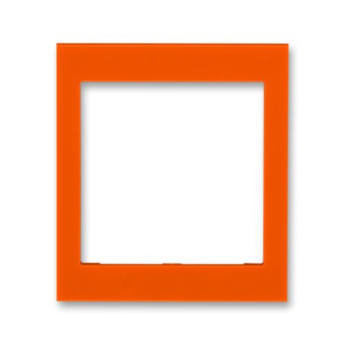 Kryt rámečku s otvorem 55x55, střední, oranžová, ABB Levit 3901H-A00355 66