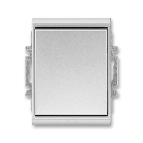 Přepínač střídavý s krytem, řazení 6, IP 44, titanová, ABB Time 3558E-A06940 08