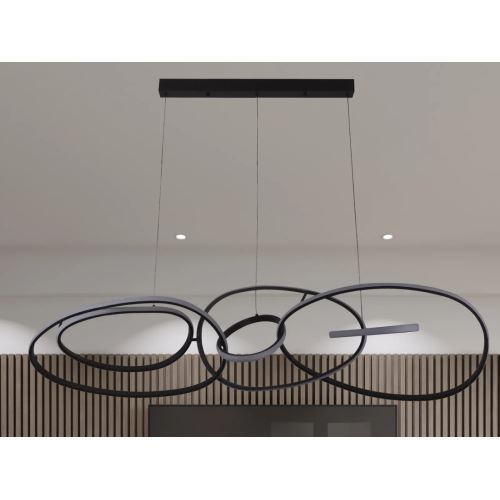 LED závesné svietidlo s diaľkovým ovládačom 150W - J4367/B