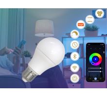 LED žárovka WIFI 9W - A60 / E27 / CCT + RGB - ZLS532W (5)