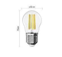 LED žárovka Filament Mini Globe / E27 / 5,9 W (60 W) / 806 lm / teplá bílá (1)
