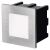 LED orientační vestavné svítidlo 80×80, 1,5W teplá bílá IP65