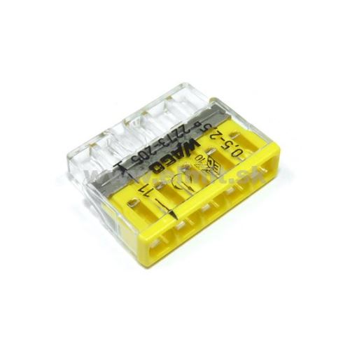 WAGO svorka 5x2,5mm (2273-205)