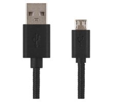USB kábel 2.0 A / M - micro B / M 2m čierny (3)