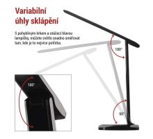 LED stolná lampa CHASE, čierna (6)