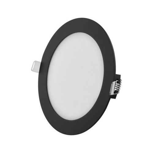 LED vstavané svietidlo NEXXO, kruhové, čierne, 12,5W, so zmenou CCT