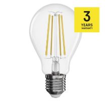 LED žárovka Filament A60 / E27 / 7,5W (75 W) / 1 055 lm / neutrální bílá / stmívatelná (6)