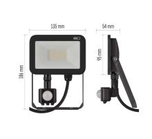 LED reflektor INOVO s pohybovým čidlom, 20W neutrálna biela (5)