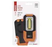 LED svietidlo plastová, 3W COB LED, na 3x AAA (8)