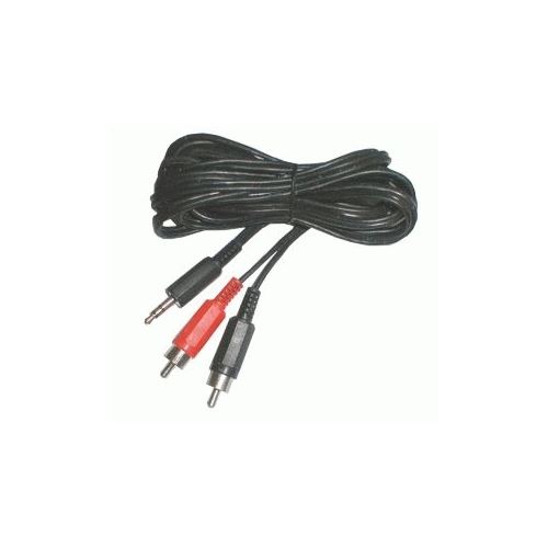 Kabel TIPA JACK 3.5 stereo/2xCINCH 5m