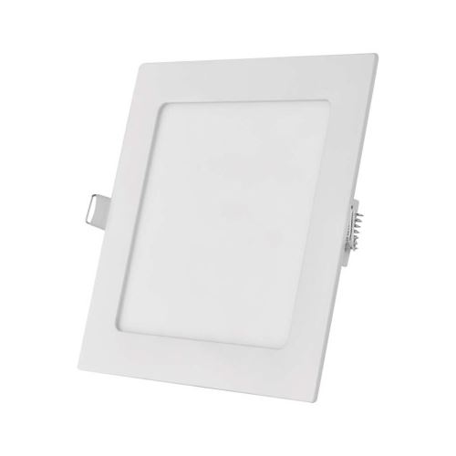 LED vstavané svietidlo NEXXO, štvorcové, biele, 12,5W, teplá biela