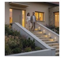 LED orientačné vstavané svietidlo 80 × 80, 1,5W teplá biela IP65 (12)