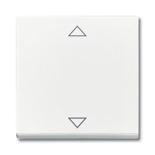 Kryt spínača žalúziového Busch-Jalousiecontrol II, štúdio biela, ABB Future linear, Solo 2CKA006430A0329