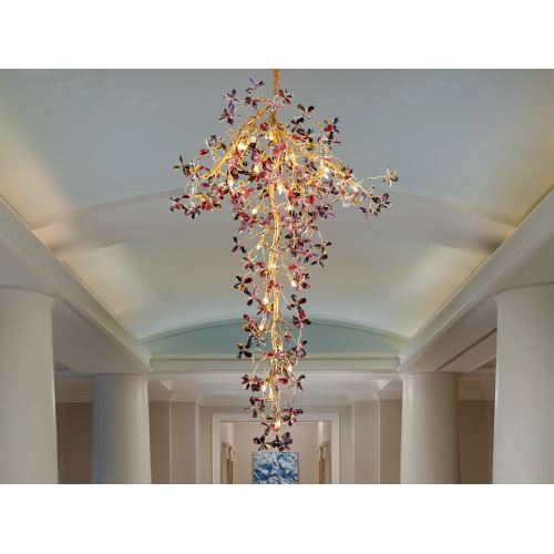Luxusní závěsný křišťálový lustr 30 x G9 - CA032/2000H