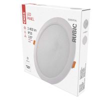 LED vstavané svietidlo RUBIC, kruhové, 24W neutrálna biela