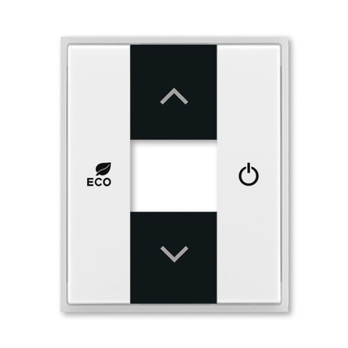 Kryt pre termostat priestorový, biela / ľadová biela, ABB-free @ home, Time, Element 6220-A03000 01