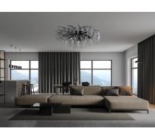 Luxusný stropný krištáľový luster 12 x G9 - CA043/800C (10)