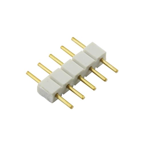 Prepojovacie hrebienok pre RGBW, 5 pin, RM 2,54 mm, biely