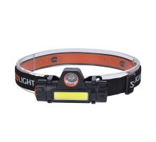Solight LED čelová nabíjecí svítilna, 3W + COB,150 + 60lm, Li-ion, USB (2)