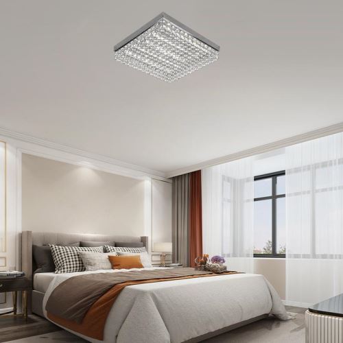 LED stropné luxusné svietidlo s diaľkovým ovládačom 55W - J2305/CH