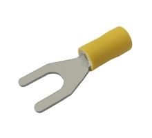 Vidlička 6.5mm, vodič 4.0-6.0mm žltá Vidlička 6.5mm, vodič 4.0-6.0mm žltá