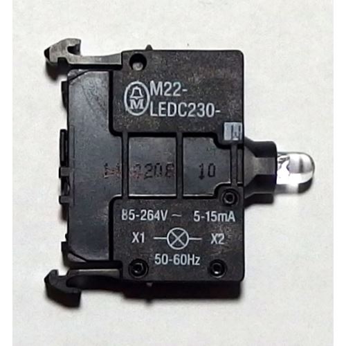 M22-LEDC230-W 230V kontrolka (biela) EATON