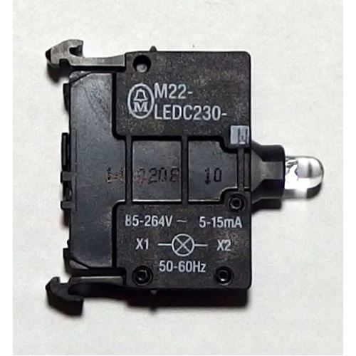 M22-LEDC230-W 230V kontrolka (bílá) EATON
