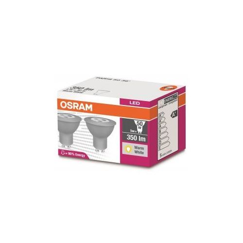 LED žárovky DUOPACK 5W GU10 WW OSRAM