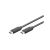 Kábel USB 3.1 C/USB C konektor 1m čierny Kábel USB 3.1 C/USB C konektor 1m čierny