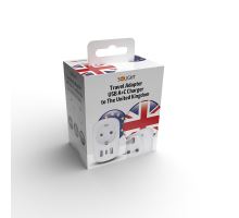 Solight cestovní adaptér s USB do Velké Británie, typ G (6)