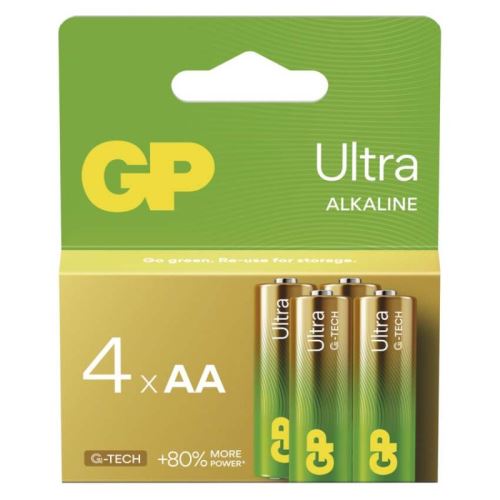 Alkalická baterie GP Ultra AA (LR6)