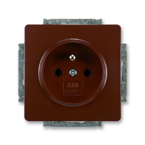 Zásuvka jednonásobná, hnědá, ABB Swing / Swing L 5518G-A02349 H1