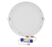 LED vestavné svítidlo NEXXO, kruhové, bílé, 25W, teplá bílá (13)