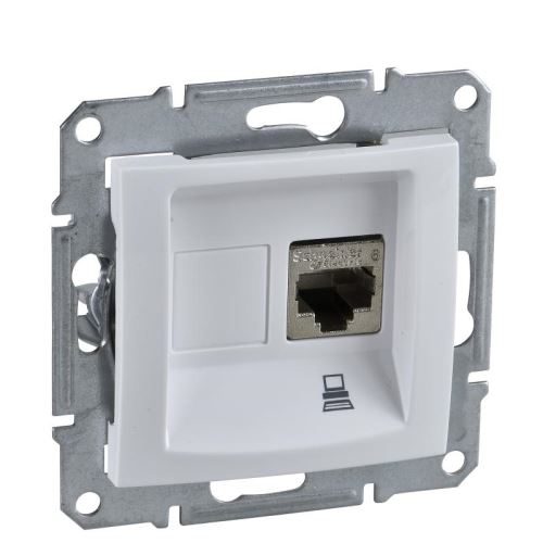 Sedna zásuvka datová 1xRJ45 cat.5e Polar