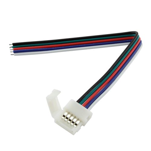 Napájecí kabel pro LED pásek 10mm s konektorem 5p RGBW, 15cm