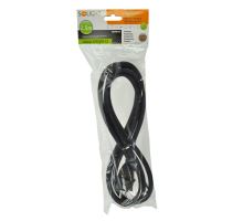 Solight flexo šňůra, 3x 1,5mm2, gumová, černá, 2,5m (1)