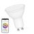 Chytrá LED žiarovka GoSmart MR16 / GU10 / 4,8 W (35 W) / 400 lm / RGB / stmievateľná / Zigbee