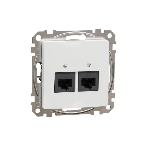 Sedna Design zásuvka datová 2-násobná RJ45 Cat.5e UTP bílá