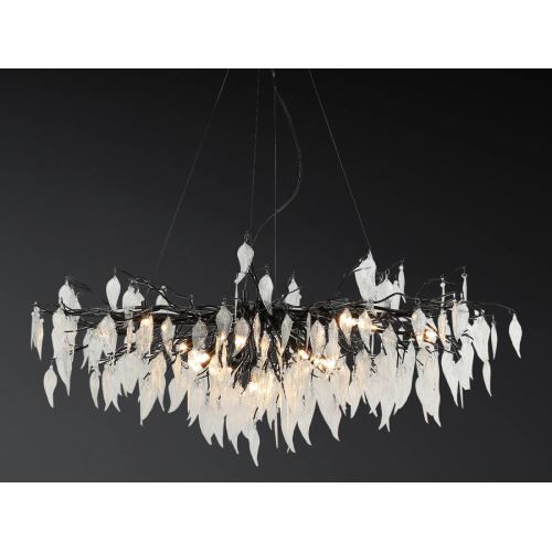 Luxusný závesný krištáľový luster 15 x G9 - CA043/1200L