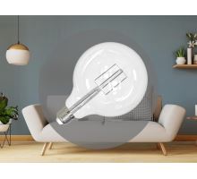 LED Filament BÍLÝ 13W - G125 / E27 / 4000K - ZWF205 LED Filament BÍLÝ 13W - G125 / E27 / 4000K - ZWF205