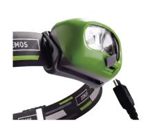 Čelovka nabíjací, 1 × CREE XPE LED 5 W (10)
